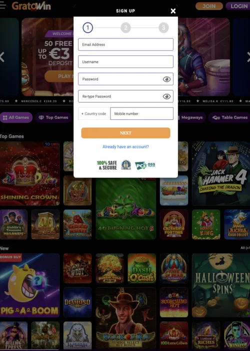 App mobile plateforme download Gratowin